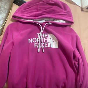 Pink North Face Hoodie
